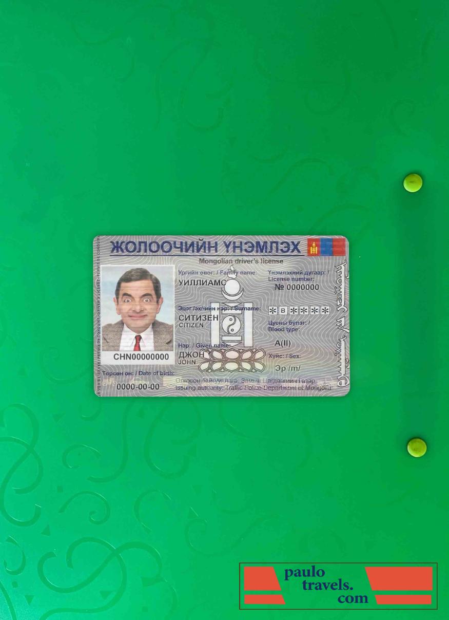 Mongolia DL  photolook FRONT PSD template